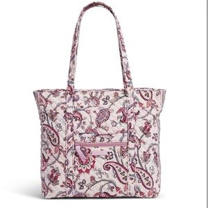 Vera Bradley Vera Tote Bag Felicity Paisley Pink